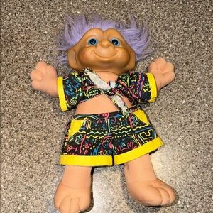 Vintage 1991 Treasure Trolls Doll